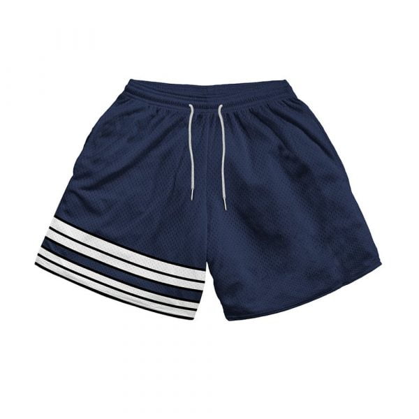 Naruto Anime GYM Mesh Shorts Navy Blue Shorts