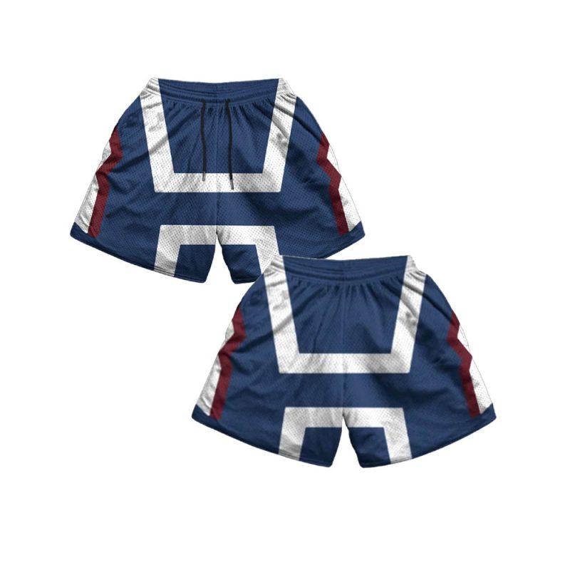 Naruto Shorts Navy Blue Workout Shorts