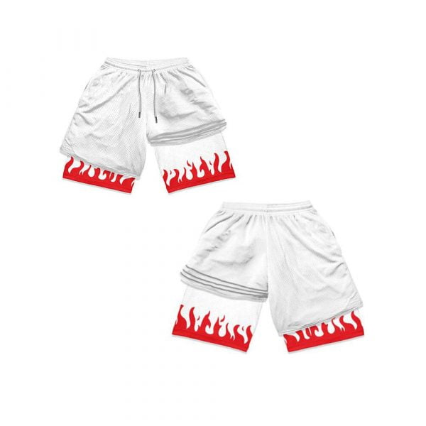 Naruto Fire Release Gym Performance Shorts