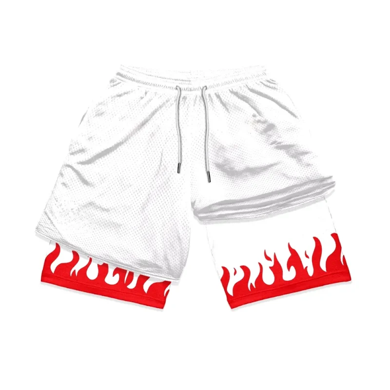 Naruto Fire Release Gym Performance Shorts