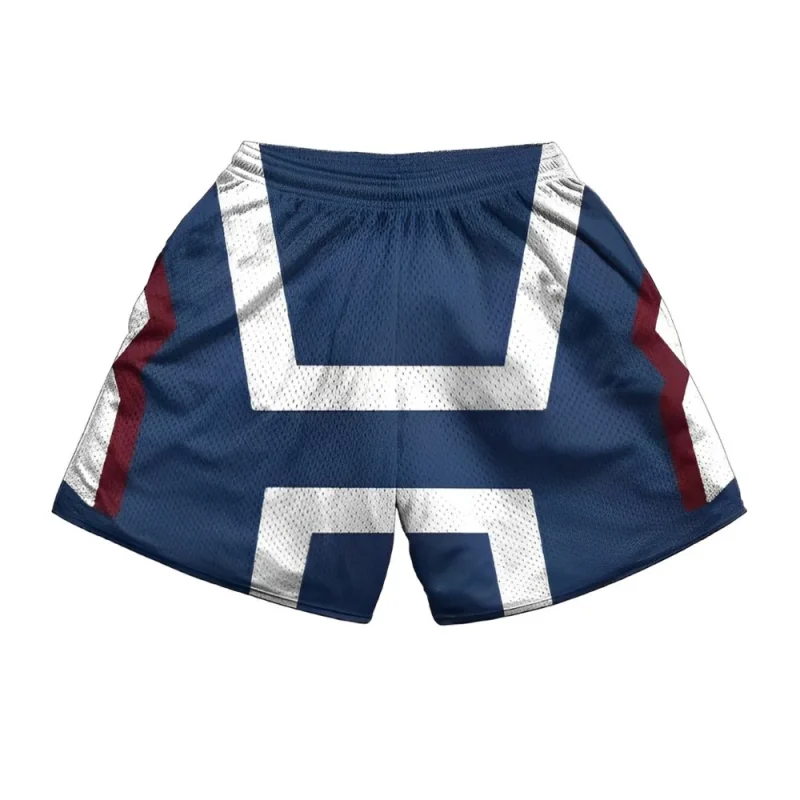 Naruto Shorts Navy Blue Workout Shorts