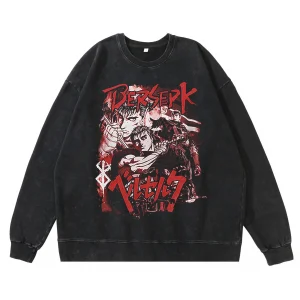 Berserk Sweater Vintage Black Anime Sweaters 02