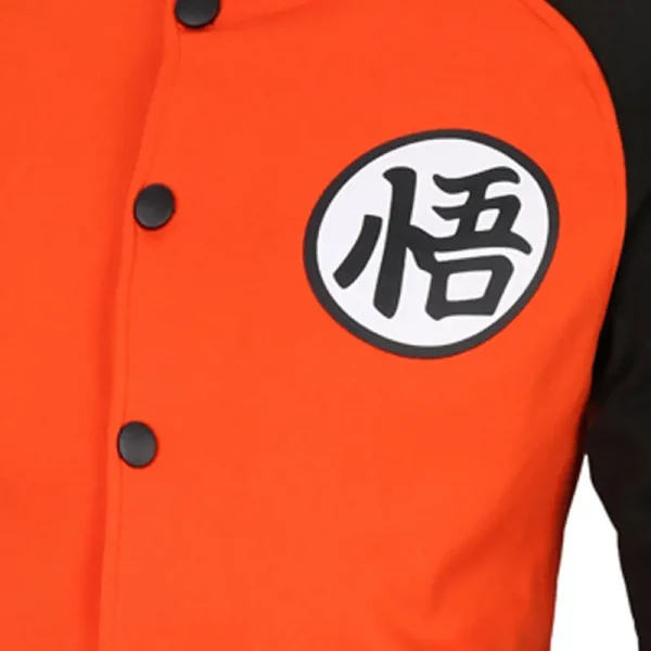 Dragon Ball Z Jacket Anime Clothes Jacket Bomber Jacket Orange and Black 02