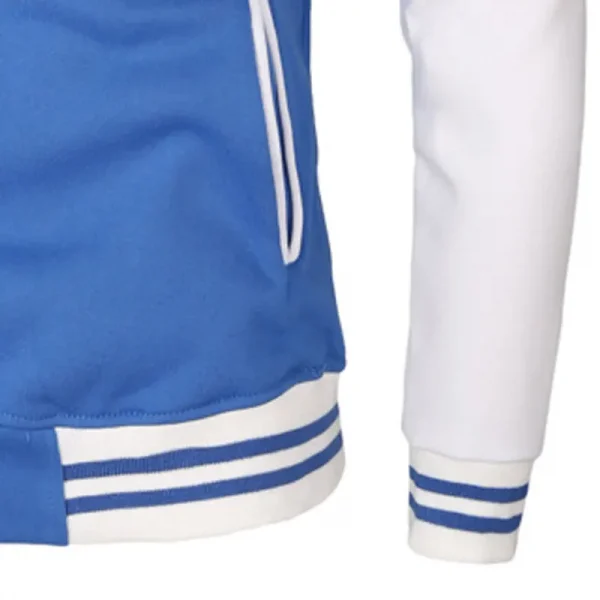 Dragon Ball Z Jackets Anime Clothes Jacket Bomber Jacket White and Blue 03